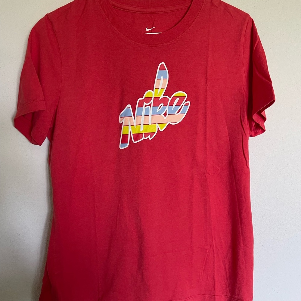 Nike Red/Salmon Short Sleeve Tee